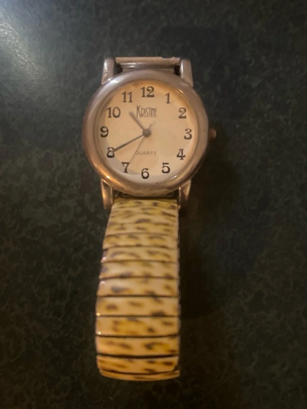 Kristine  Wristwatch - Cream Dial with Brown Accents